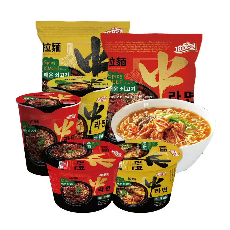 Korean Soup Shin Ramen Noodles Family 韩式辛拉面全家福1