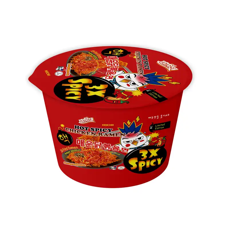 Korean Stir Fried Buldak Noodles Bowl 3x Spicy